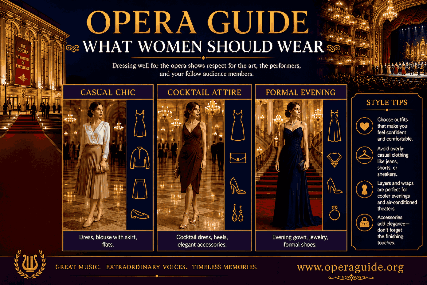 Opera Dress Guide for Women
