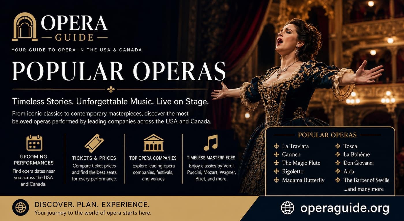 Popular Operas Guide Featuring Classic Opera Performances Popular Operas Guide Featuring Classic Opera Performances